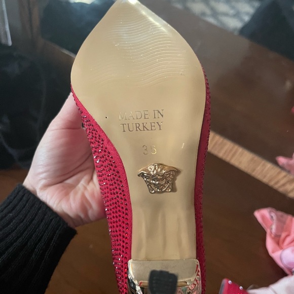 Shoes size 36 ,Versage red - Picture 3 of 4